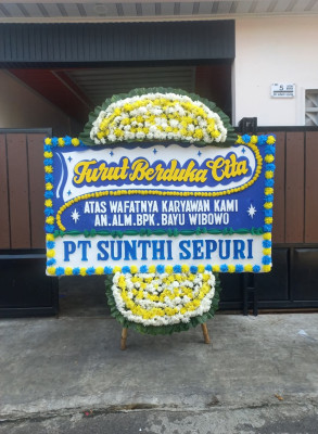 Papan Bunga Duka di Jayabakti
